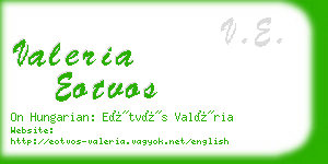 valeria eotvos business card