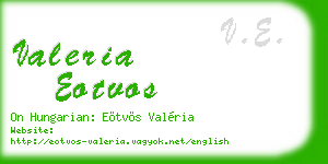 valeria eotvos business card